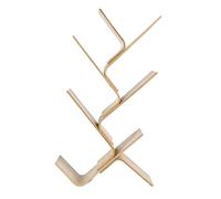 GOOPEEG Bibliothèque pour Salon Bureau Étagère À Livres en Bois Massif 6 Niveaux Étagères Minimalistes Bureau Étage Porte-revues Stockage Simple Bibliothèque Créative Facile à Nettoyer(Wood Color)