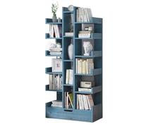 GOOPEEG Bibliothèque pour Salon Bureau Étagère De Rangement en Bois À 6 Niveaux, Présentoir sur Pied, pour La Maison, Le Bureau, Salon, Les Bibliothèques D'étude Facile à Nettoyer(C)