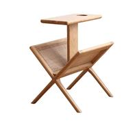 GOOPEEG Bibliothèque pour Salon Bureau Étagère en Bois De Rangement Créative pour Magazines Meubles Multifonctionnels Salon Chambre pour Bureau À Domicile Facile à Nettoyer