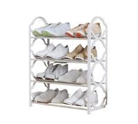 GOOPEEG Etagere Chaussure,Multifonction Étagère À Chaussures Organisateur De for Placard Entrée Garage Couloir Étagères Robustes Banc de Rangement(White)