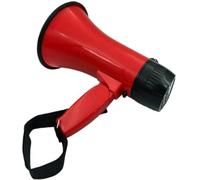 GOOPEEG MéGaphone Bullhorn Speaker Mégaphone À Main Portable, Volume Réglable, Haut-Parleur, Sirène Intégrée, Léger en Plastique Megaphone Bullhorn