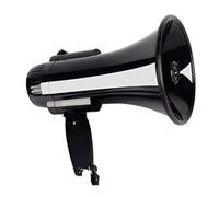 GOOPEEG MéGaphone Bullhorn Speaker Mégaphone Extérieur, À Main, Sirène Intégrée, Enregistrement, Haut-Parleur, Arbitre, Portable Megaphone Bullhorn
