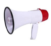 GOOPEEG MéGaphone Bullhorn Speaker Mégaphone Pliable 15 Watts, Haut-Parleur Bullhorn Compact et alimenté par Batterie, mégaphone intégré Megaphone Bullhorn