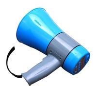 GOOPEEG MéGaphone Bullhorn Speaker Mégaphone Portatif avec Contrôle du Volume Haut-Parleur Bullhorn Extérieur Enregistrement Portable Megaphone Bullhorn