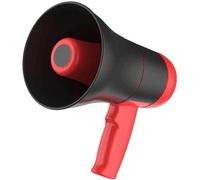 GOOPEEG MéGaphone Bullhorn Speaker Mégaphone Portatif Bullhorn 30W, Contrôle du Volume Réglable, Haut-Parleur, Enregistrement De 240 Secondes Megaphone Bullhorn