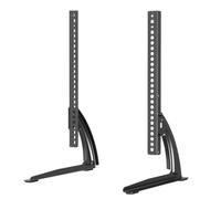 GOOPEEG Pied TV Universel Support TV De Table Universel À Réglage en Hauteur pour Téléviseurs 32 75 Pouces, Base Meuble, Peut Contenir Jusqu'à 110 LBS LCD LED