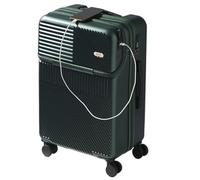 GOOPEEG Valise à roulettes universelle avec port de charge USB, serrure à combinaison TSA pour voyage sécurisé, E, 24in