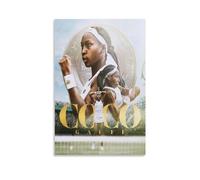 GOORAL Impression sur toile représentant une étoile de tennis Coco Gauff - Décoration murale moderne pour chambre à coucher - 40 x 60 cm