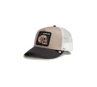 Goorin Bros Casquette Trucker "The Cancelled Skull" motif crâne Beige/Noir/Blanc Taille 55–60