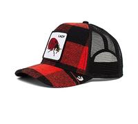 Goorin Bros. Casquette de Baseball The Farm A-Frame Trucker pour Homme, Plaidy Bug Rouge, Taille Unique