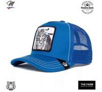 Goorin Bros - Casquette Enfant Trucker TIGER - Tigre Blanc - Taille Unique - Bleu Roi