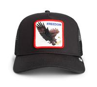 GOORIN Bros. Casquette 'Freedom Eagle' marron / rouge / noir / blanc, Taille 55-60