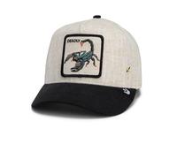 Goorin Bros. Casquette Lethal LinenBros. Casquette de Baseball Casquette Trucker (Taille Unique - Noir-Beige)