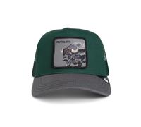 Goorin Bros. Casquette Trucker - Deux tons - Buffalo Guard Oil - Vert foncé et gris - Taille unique