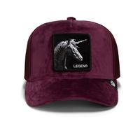 Goorin Bros. Casquette Trucker OG Rouge Velour Mesh Légend Licorne