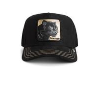 Goorin Bros. Casquette Trucker Panther Dorée En Suède Noire Avec Patch En Maille