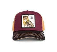GOORIN Bros. Casquette 'Owl' orange / lie de vin / noir / blanc, Taille 55-60