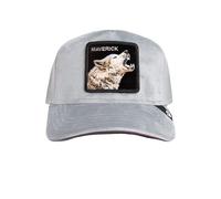Goorin Bros. Casquette Trucker Velour WolfBros. Femme/Homme - de Baseball Mesh Snapback, avec Visiere Printemps-ete Printemps Ete Automne Hiver - Taille Unique Gris