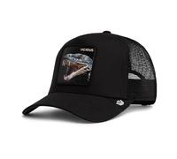 Goorin Bros. Casquette Trucker Vicious Snake, couleur noire, avec patch brodé Serpent, The Farm Core Combo