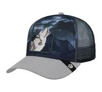 Goorin Bros. Casquette Trucker Wolf in The Element Femme/Homme Mesh Snapback Visière Gris-Bleu