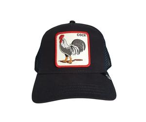 Goorin Bros. Chapeau de Coq Animal Farm Trucker Chapeaux d'animaux Coq Coq Bleu Indigo