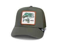 Goorin Bros. Gone Fishin Perche Vert Olive Casquette de Camionneur Ajustable