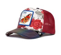 Goorin Bros. Metamorphosis Butterfly Red Adjustable Trucker Cap