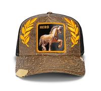 Goorin Bros. OG Trucker Cap Cheval Feuille de laurier Coffee Basecap, Marron