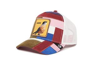 Goorin Bros. Right Side of The Bed Cheery Bird Patchwork Adjustable Trucker Cap
