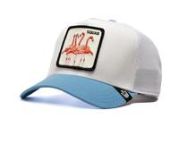Goorin Bros. Squad Flamant Blanc Bleu Casquette de Camionneur Ajustable
