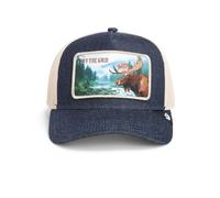 GOORIN Bros. Casquette 'Staycation' écru / bleu cyan / bleu foncé / marron, Taille 55-60