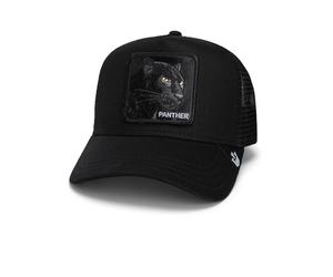 Goorin Bros. The Black Panther Panthère Black Core Noire Casquette de Camionneur Ajustable