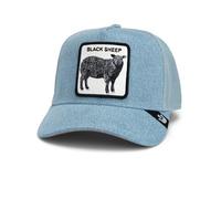 Goorin Bros. The Black Sheep Mouton Design Denim Bleu Clair Casquette de Camionneur Ajustable