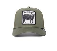 Goorin Bros. The Farm Casquette de camionneur réglable unisexe en maille, Olive, texte « Black Sheep », taille unique, taille unique