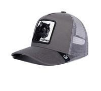 Goorin Bros. The Farm Casquette de camionneur avec fermeture à pression réglable, casquette unisexe en maille, gris (The Panther), taille unique, Taille unique