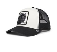 Goorin Bros. The Farm Casquette de camionneur réglable unisexe, languette à pression, noir/blanc (The Panther), taille unique, Taille unique