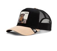 Goorin Bros. The Guard Dog Chien Noir Beige Casquette de Camionneur Ajustable