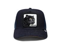 Goorin Bros. The Panther Panthère Design Denim Bleu Foncé Casquette de Camionneur Ajustable