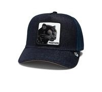 Goorin Bros. The Panther Panthère Design Denim Bleu Foncé Casquette de Camionneur Ajustable