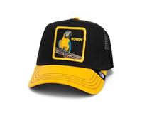Goorin Bros. The Rowdy Bird Perroquet Noire Jaune Casquette de Camionneur Ajustable