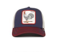 Goorin Bros. All American Rooster Cock Coq Bleu Bordeaux Beige Casquette Snapback Réglable