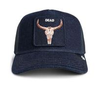Goorin Bros - Vaquera Mojada Calavera Denim Dead Trucker Cap - unisex - Accessoires - Bleu - Taille: ONE Size