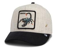 Goorin Bros. Casquette Lethal LinenBros. Casquette de Baseball Casquette Trucker (Taille Unique - Noir-Beige)