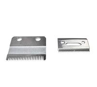 Goorvoucs 2 PièCes Coupe-Lame de Barbe de Cheveux + Coupe-Bas Remplacement de Cisaillement éLectrique pour Ensemble de Tondeuse à Cisaillement éLectrique Argent