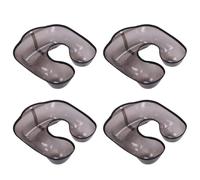 Goorvoucs 4X Salon de Coiffure Cou Plateau Perm RéCipient en Forme de Cou ÉPaule Cheveux Plateau de VêTements de Protection