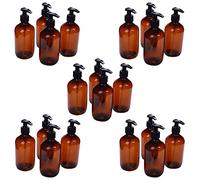 Goorvoucs Lot de 20 flacons à pompe de 500 ml pour maquillage, salle de bain, shampooing, savon, gel douche