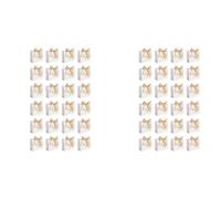 Goorvoucs Lot de 48 petits cadeaux de remerciement, cadeaux, boîtes à friandises avec nœud doré, cadeaux en papier, F