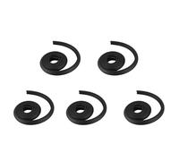 Goorvoucs Lot de 5 barres de protection de table pour enfants de 2 m - Bord en verre - Meubles horreur - Arceau de chute - Mousse d'angle - Protection contre les chocs (noir)