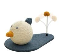 Goorvoucs Tapis à Gratter pour Chaton en Sisal pour Chat, Tapis à Gratter pour Animaux de Compagnie, Entraînement Interactif, Jouet à Gratter, Exercice de en Forme de Canard