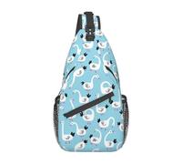 Goose-17 Sac Sling Poitrine Goose, bandoulière réglable, incontournable pour vélo, randonnées, Gym.